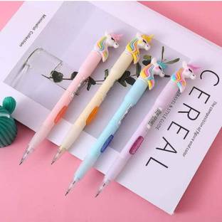 Radhya Accessories Unicorn LED lead pencils for kids (Pack of 2) Unicorn pencils for Girls Pencil