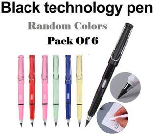 PEACORA INKLESS INFINITE PENCIL Pack of 6 With extra 6 nib Pencil