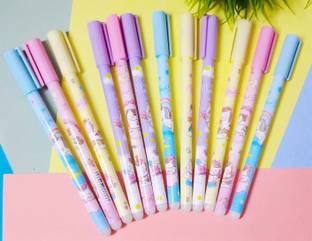 CRAZYGOL Unicorn Theme Printed Inkless Reusable Pencil (Set of 12, Multicolor) Pencil