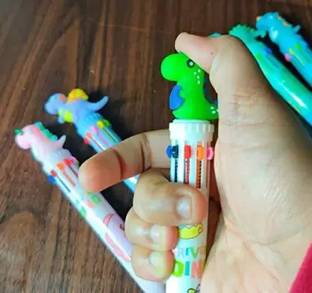 Rockjon Superheroes Pen Fancy Gel Pen for Kids Pencil