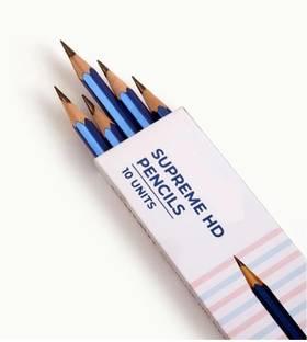 Camlin SUPREME HD PENCILS 10 Shaped Color Pencils