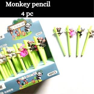 Extraposh Animal designer toy pencil for kids like monkey , panda etc Pencil
