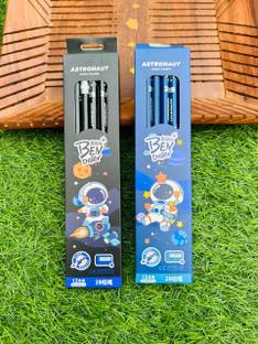 Radhya Accessories Space Pencils pack with Eraser topper pencils for Girls (Pack of 24, 2 boxes) Pencil