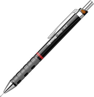 rotring Tikky Mechanical Pencil, HB 0.5mm Lead, Black Plastic Body, Triangular Barrel Pencil
