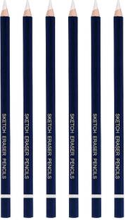 KRAFTMASTERS Set of 6 Pencil Eraser for Artists Non-Toxic Eraser Pencil
