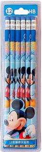 AuM Mickey Mouse Pencil with Rubber Tip Pencil