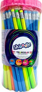 SKOODLE Triangular, Supar Dark HB Pencil Pencil
