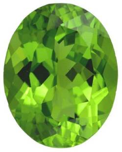 Sidharth Gems 6.00 Crt. 7.25 Ratti Natural Peridot Stone Natural Gemstone By Lab Certified Peridot Stone