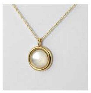 Gemzonite Moonstone Pendant 550 Lk25 Gold-plated Moonstone Copper Pendant