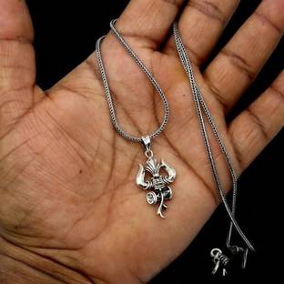 pasu fashion Silver Stainless Steel Locket Set