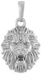 Akshat Sapphire Sterling Silver (92.5% Purity) God Vishnu Narsimha (Big) Pendant for Men & Women Sterling Silver Pendant