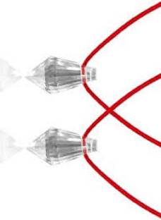 Khushi Traders Crystal Pendant Pointer Shape Locket for Men and Women Crystal Stone Pendant 2pc Crystal Stone Pendant