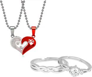 ringzinnie Stainless Steel Pendant Set