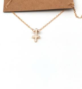 RVM Jewels Horoscope Zodiac Sagittarius Pendant Necklace Jewellery Star Sign Gold Chain Gold-plated Alloy