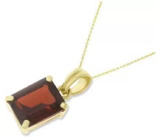 Chopra Gems Certified Natural Gomedh Pendant/Locket For Men & Women Brass