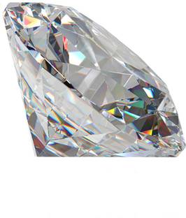 MAYA GEMS Natural Best Quality Cubic 1 Piece White Loose Diamond Diamond Stone