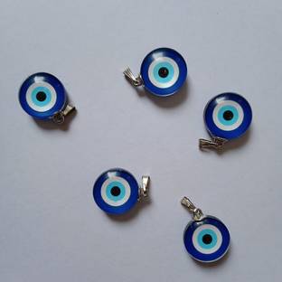खुशी ट्रेडर्स nazariya Blue Turkish Evil Eye Pendant 5pc Crystal क्रिस्टल, स्टोन पेंडेंट