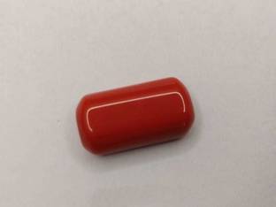 Kumar Gems Top Quality 10.25 ratti Italian Red Coral (Munga) Natural Moonga Coral Shell Pendant