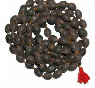 KRIWIN Lotus Seeds Rosary String For Lakshmi Pooja or Jaap/Chanting, 108+1 Wood