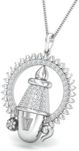 चन्द्रिका पर्ल्स tirupati balaji 999 Silver Cubic Zirconia अलॉय लॉकेट