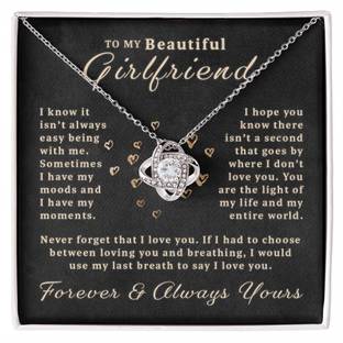 FABUNORA Unique Gift For Girlfriend 2024 - Pure Silver Necklace Gift Set Silver Cubic Zirconia Sterling Silver