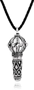 mahi Bajrang Bali Hanuman Gada Silver Alloy Pendant
