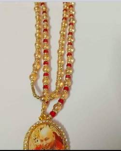 GURUJI CREATION BLESSINGS_MALA Pearl Plastic Pendant