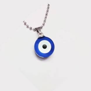 Teeragaj Bad Eye Protector Evil Eye Pendant With Metal Chain and Ball Chai For Boys Men. Bronze, Alloy, Stainless Steel Pendant Set