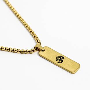 विअंश गोल्ड प्लेटेड स्टेनलेस स्टील नेकलेस