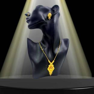 Z HOME Handmade Unique trendy fancy antique design Chain Pendent Set Gold-plated Copper Pendant Set