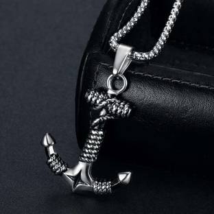 Syfer Silver Stainless Steel Pendant