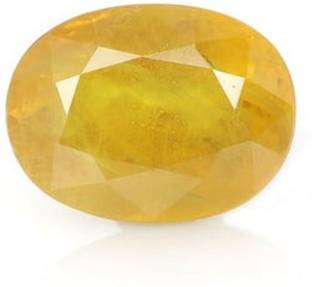 Aanya Jewels 6.25 Ratti Yellow Sapphire-Pukhraj Stone Certified Natural Sapphire Gemstone Sapphire Stone