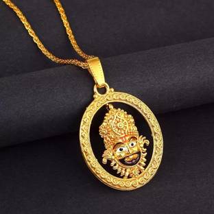 Deary Khatu Shyam baba ji Gold-plated Alloy Locket