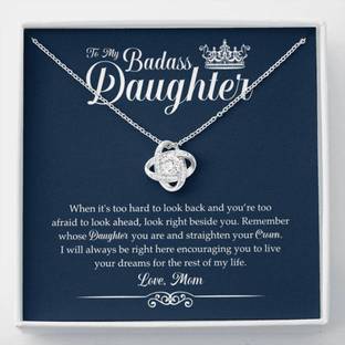 Rakva Daughter Remember Whose Daughter You Are And Straighten Your Crown Cubic Zirconia Sterling Silver Pendant Set