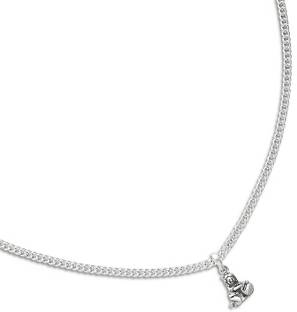 Tweov 925 Sterling Silver Krishna Chain Locket For Men Rhodium Sterling Silver Locket