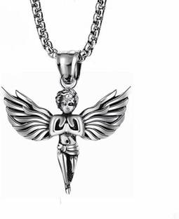 Shiv Jagdamba Sterling Silver Stainless Steel Pendant