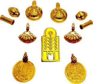 TGS GOLD COVERING Thali Urukal Mangalsutra Set Mangalyam Gold-plated Copper