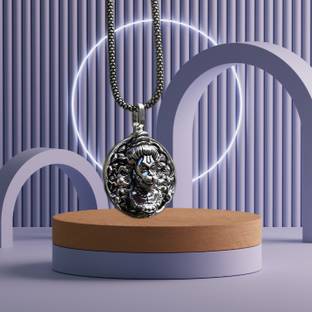 ringzinnie ?	Spiritual Hanuman Pendant with Chain Silver Stainless Steel