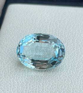 Ceylonmine01 Aquamarine Stone 6.75 carat Natural High - Quality Astrological Certified Aquamarine Stone