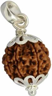 yashvriddhi 4 MuKhi Rudraksha Pendant Nepali Certified Wood Pendant