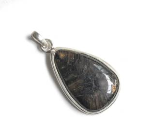 Healings4u Chiasolite Pendant Sterling Silver Jewelery Pendant Height Gemstone Crystal Crystal Pendant