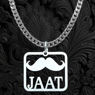 D2फैशन Jaat Logo मेटल पेंडेंट