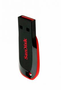 SanDisk Cruzer Blade 64 GB Pen Drive Compatible with Desktop Computer, Mobile, Tablet, Television, Audio Player, Laptop USB 2.0 Metal Case