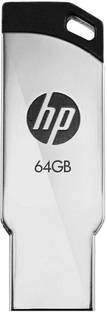 HP v236w 64 GB Pen Drive Compatible with Audio Player, Desktop Computer, Laptop, Television USB 2.0 Metal Case