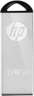 HP v250 128 GB Pen Drive Compatible with Mobile, Audio Player, Desktop Computer, Gaming Console, Laptop, Television USB 2.0 Metal Case