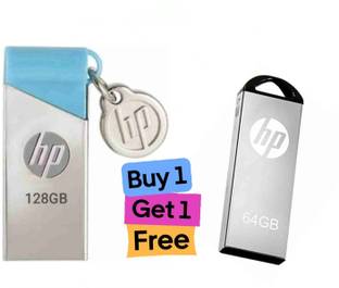 HP GNS 215 128 GB Pen Drive Compatible with Mobile, Laptop, Television, Desktop Computer, Gaming Console, Audio Player, Tablet USB 2.0 Metal Case