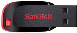 SanDisk Cruzer Blade USB Flash Drive 128 GB Pen Drive Compatible with Mobile, Laptop, Desktop Computer, Audio Player USB 2.0 Plastic Case