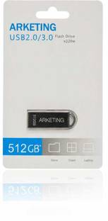 ARKETING NA 512 GB Pen Drive Compatible with Laptop, Tablet USB 3.0 Metal Case