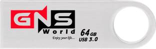 GNS World G-50 64 GB Pen Drive Compatible with Mobile, Laptop, Desktop Computer, Audio Player, Tablet USB 3.0 Metal Case