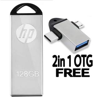 HP Flash Drive 128 GB Pen Drive Compatible with Audio Player, Desktop Computer, Gaming Console, Laptop...